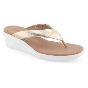 Aerosoles Womens ISHA Faux Leather Slip On Flip-Flops