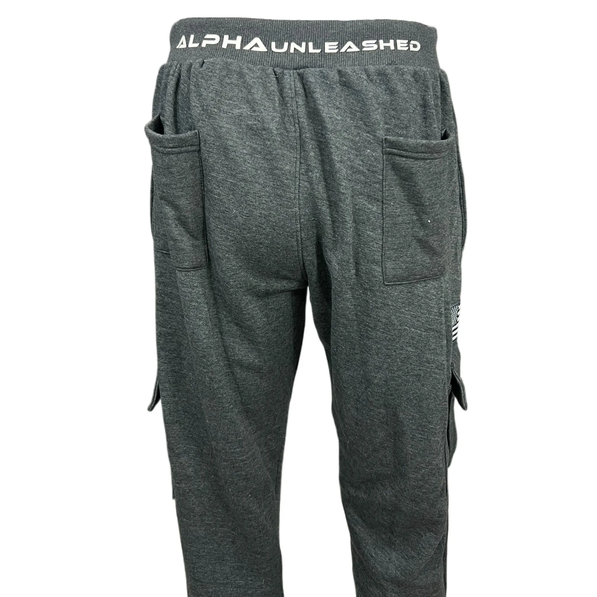 ALPHA Men's Stylish Casual Patriot Sweat Pants
