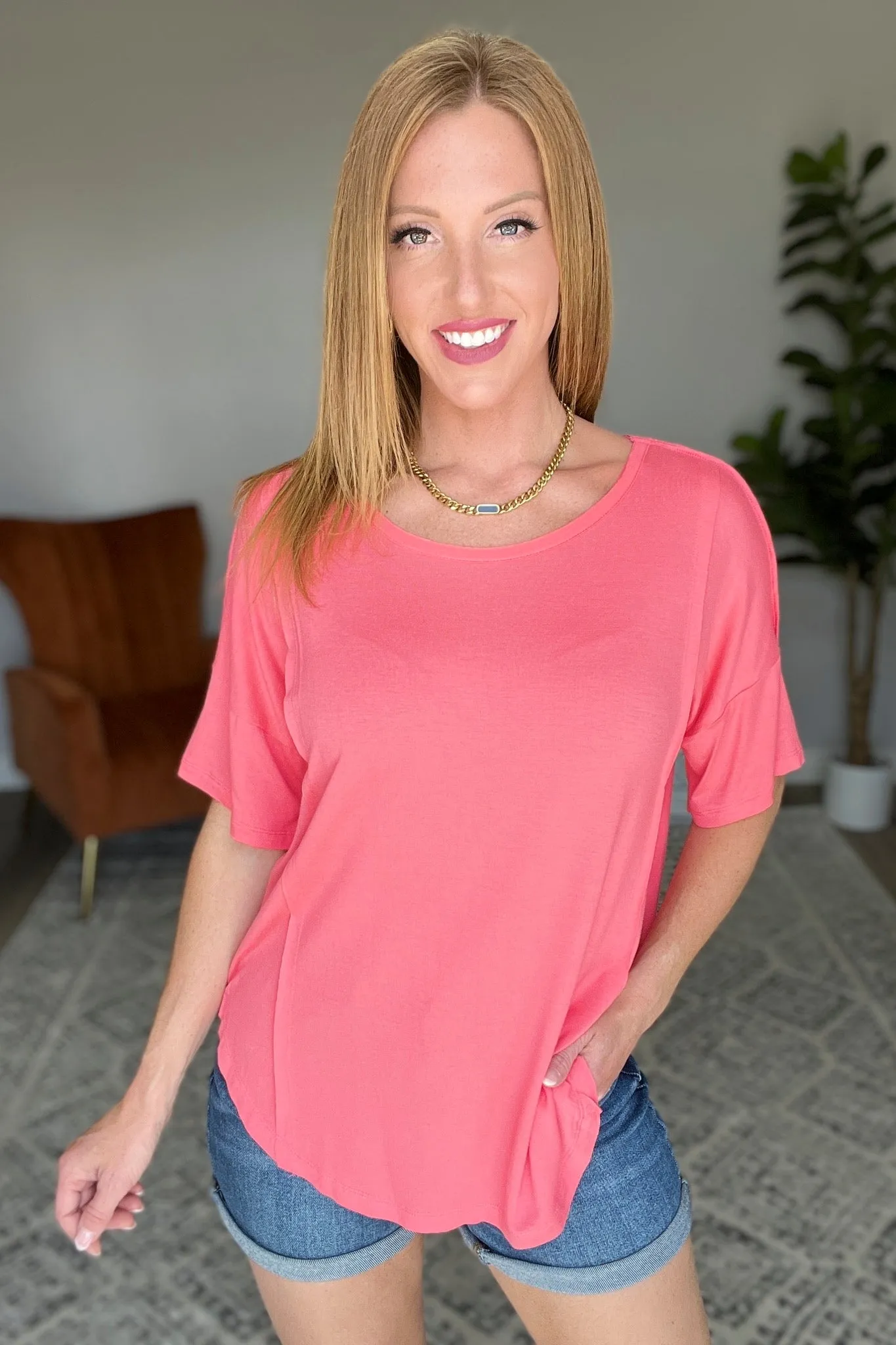 Always Mine Scoop Neck Top