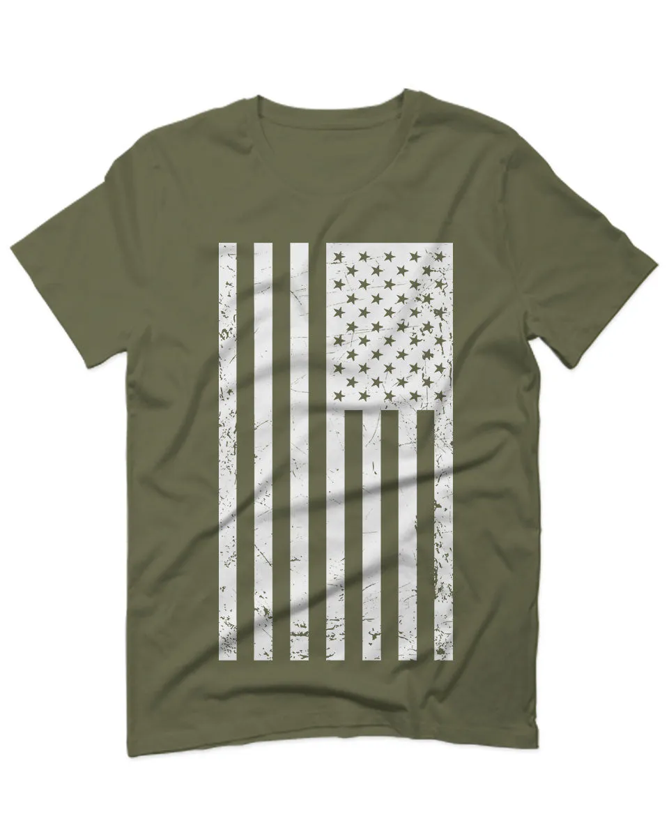 Big Vintage American Flag United States America Marine USA For men T Shirt