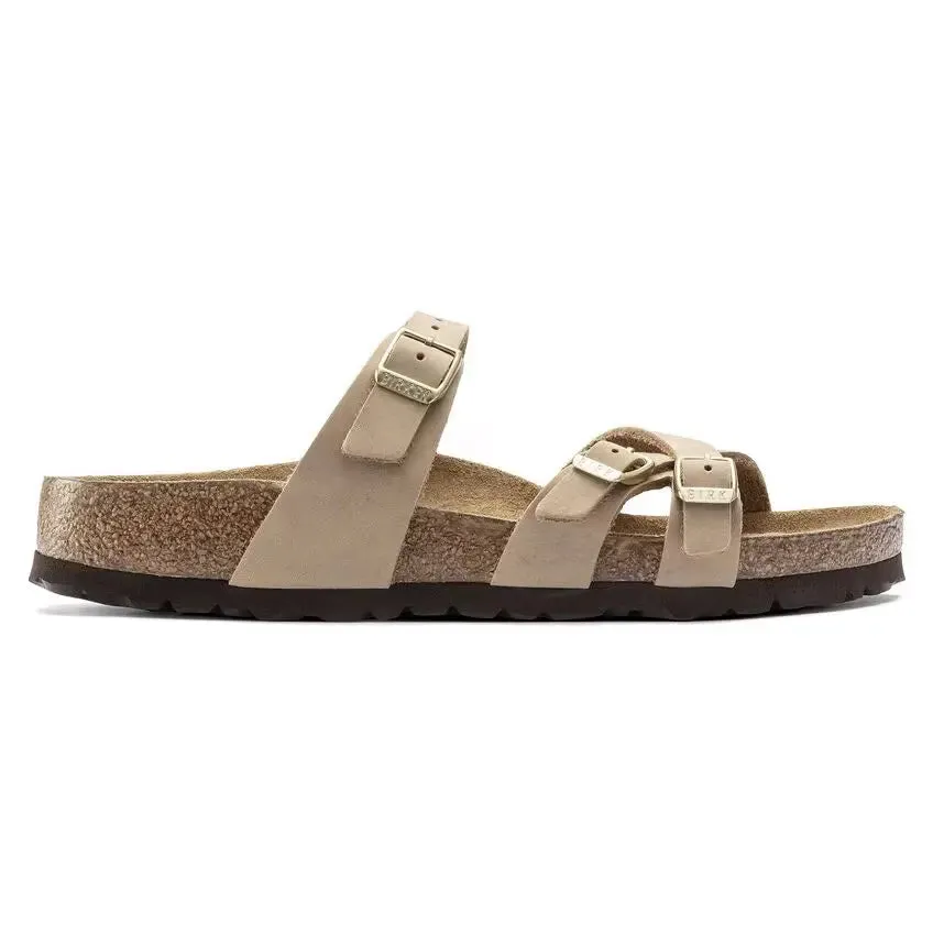 Birkenstock Franca Soft Footbed Sandals  Elegant Comfort in Nubuck Leather