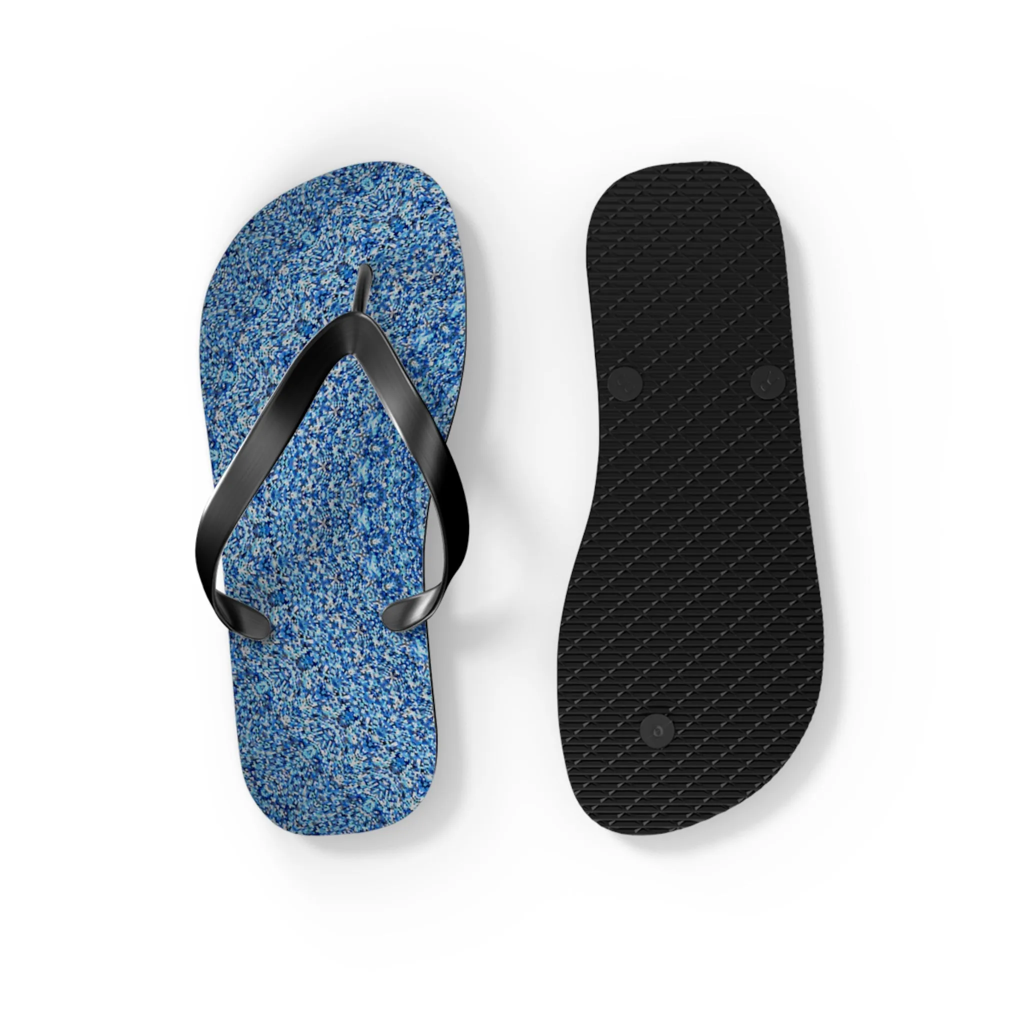 Blue Mandala - Inovax Flip Flops