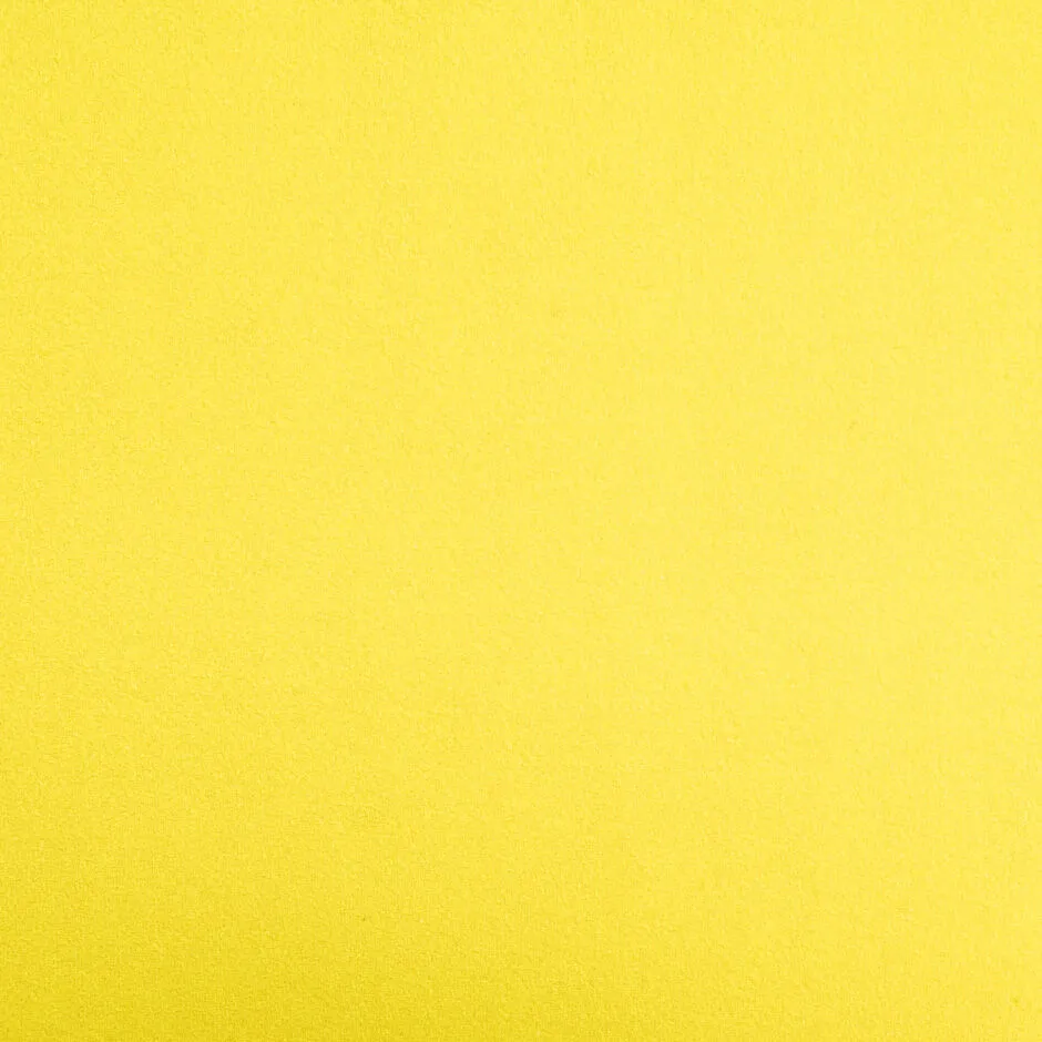 Bright Yellow Single Wool Crêpe