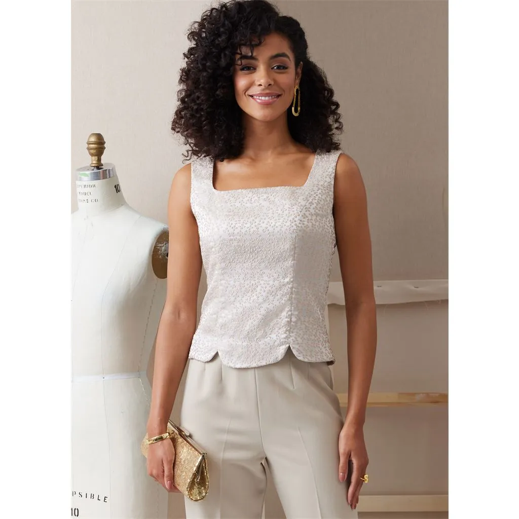 Butterick Pattern B6925 Misses' Tops By Palmer / Pletsch