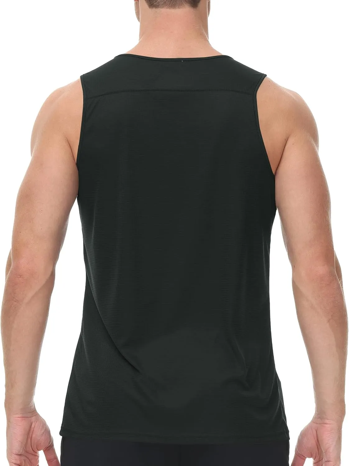 Cakulo Mens Tank Tops Big and Tall Swim Shirts Running Quick Dry Workout Sleeveless Summer Beach Muscle Athletic Top