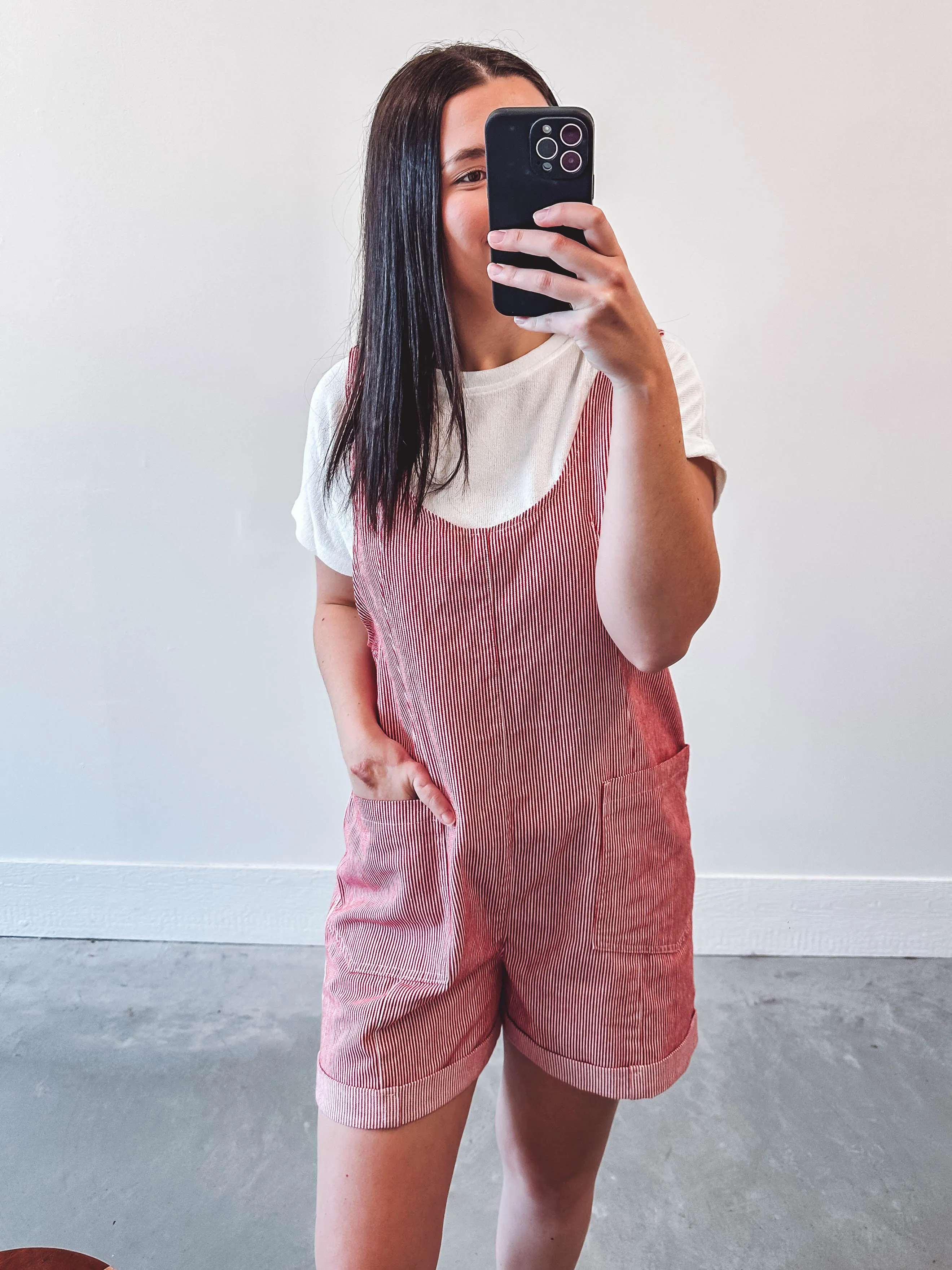 Callie Striped Romper