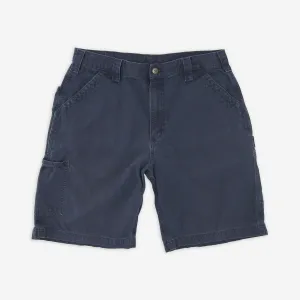 Carhartt B147 NVY Navy Relaxed Fit Canvas Shorts 36