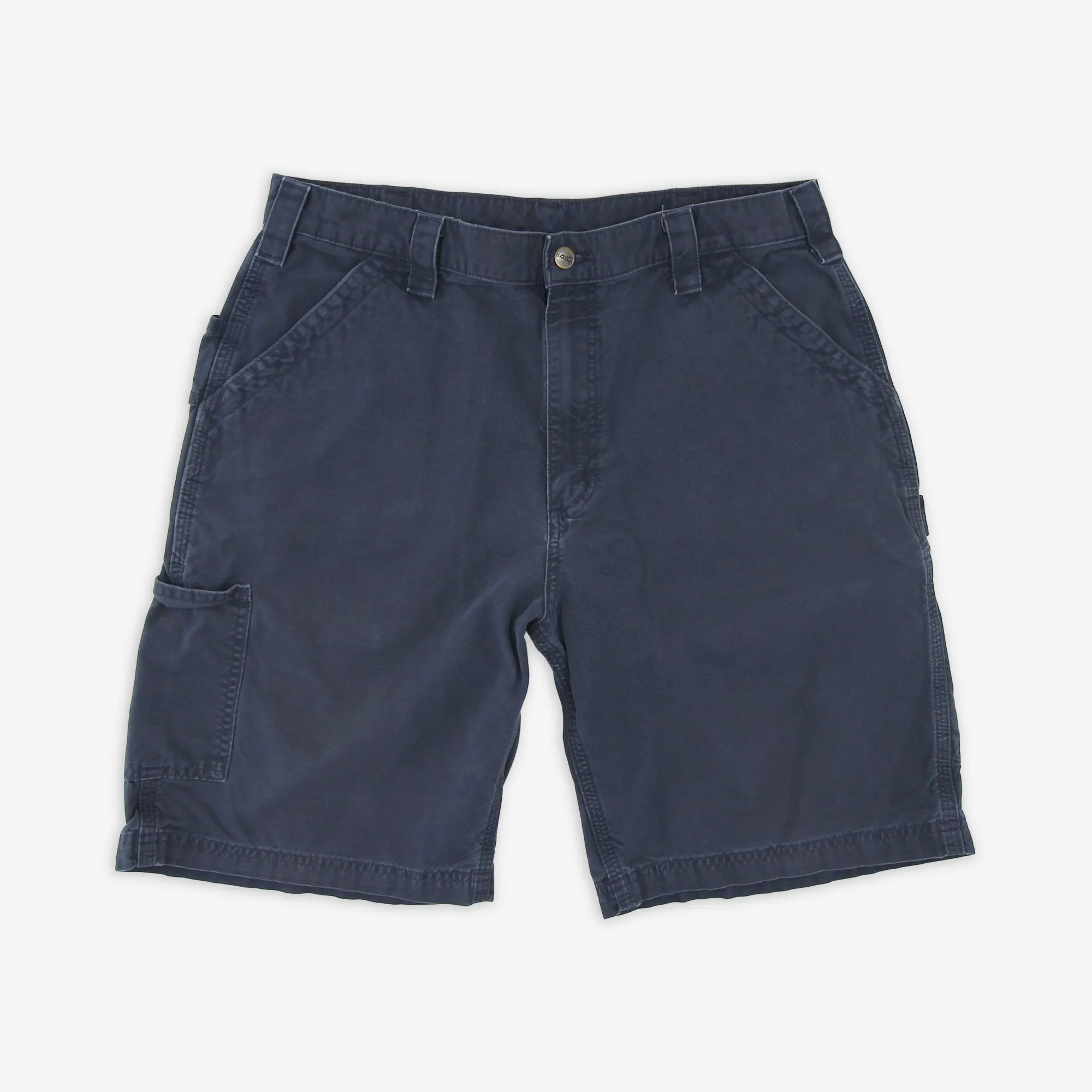 Carhartt B147 NVY Navy Relaxed Fit Canvas Shorts 36