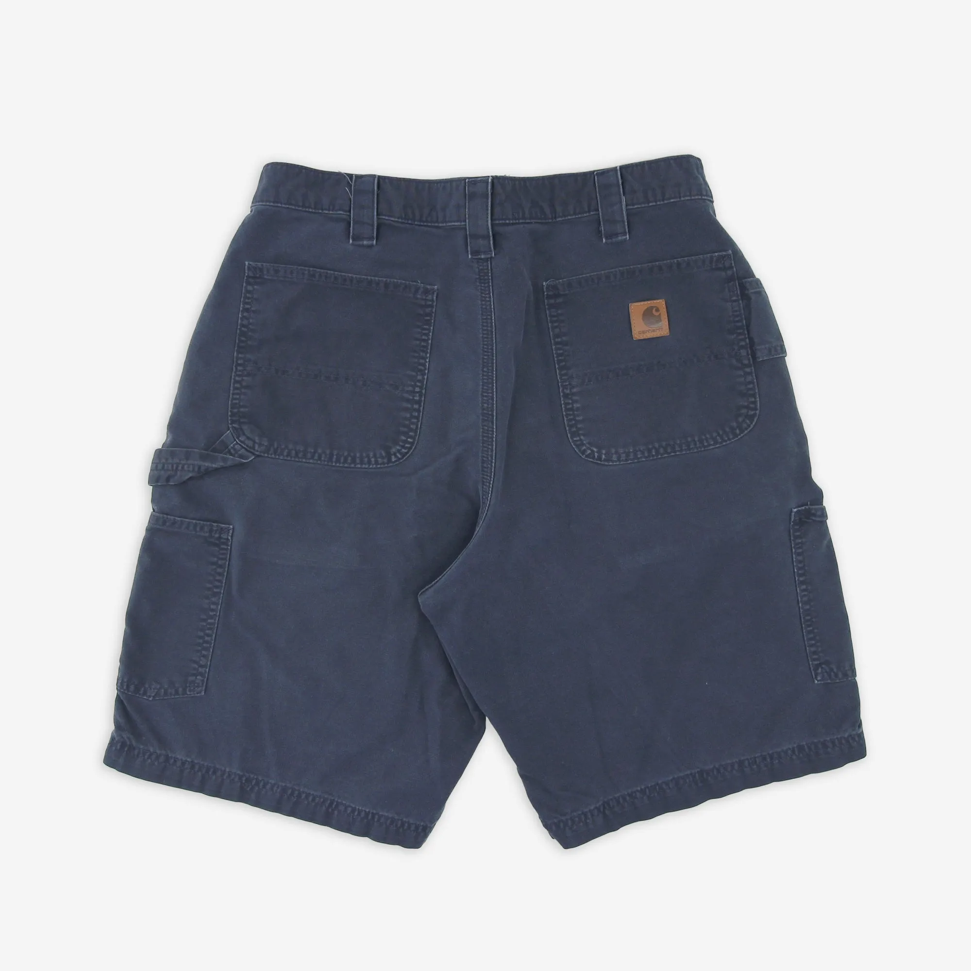 Carhartt B147 NVY Navy Relaxed Fit Canvas Shorts 36