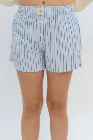 Classic Striped Boxer Shorts - Blue