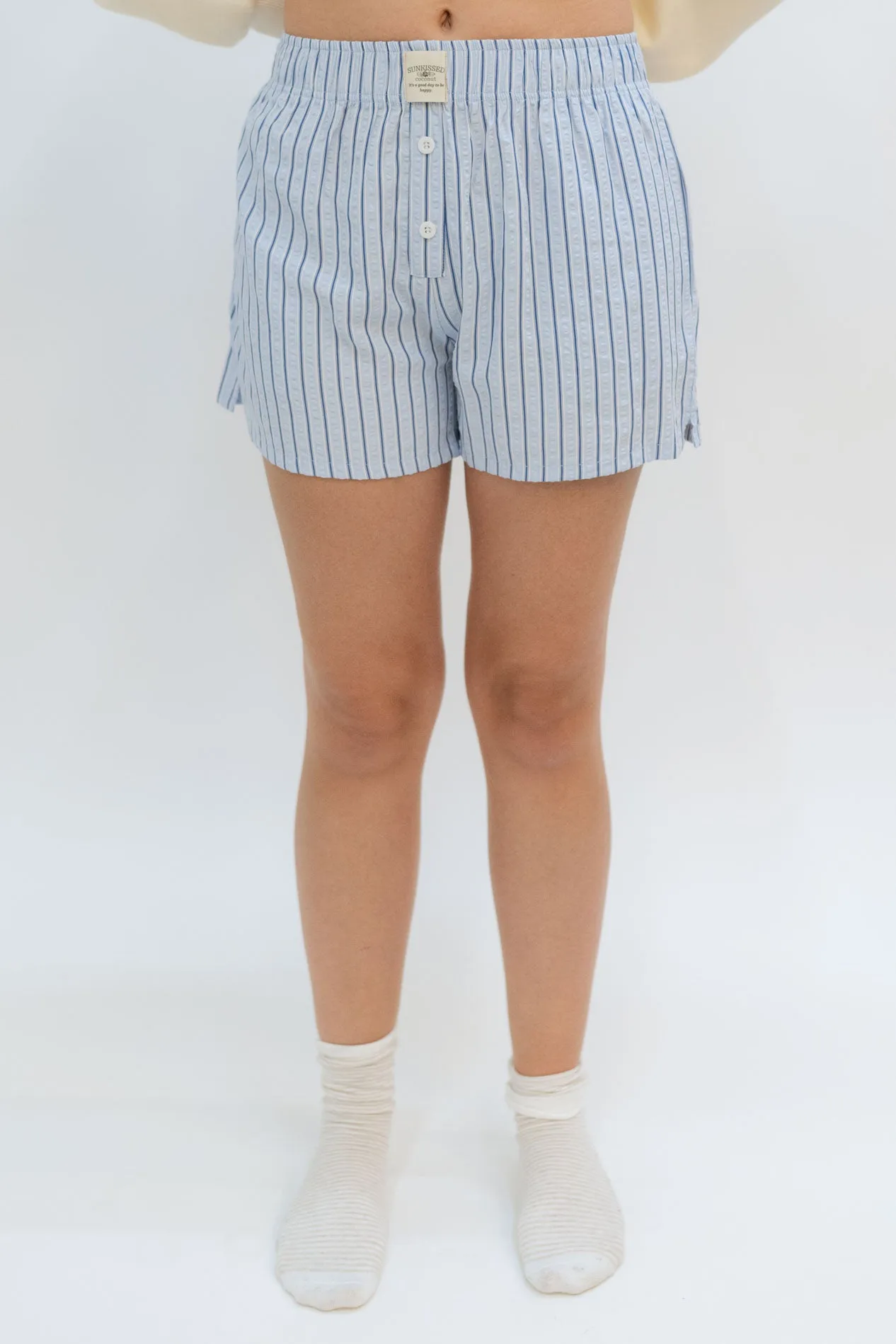 Classic Striped Boxer Shorts - Blue