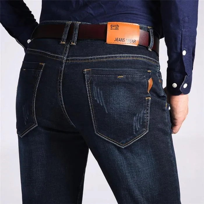 Classic Style Men's Casual Stretchy Jeans