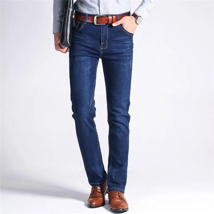 Classic Style Men's Casual Stretchy Jeans