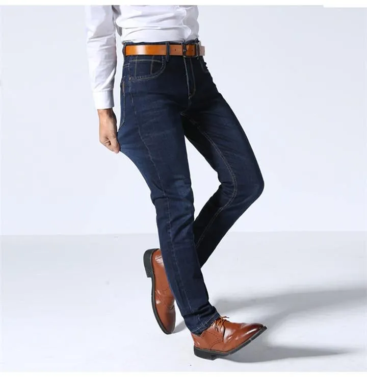 Classic Style Men's Casual Stretchy Jeans