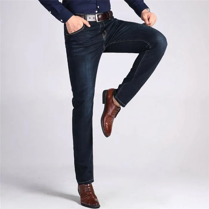 Classic Style Men's Casual Stretchy Jeans