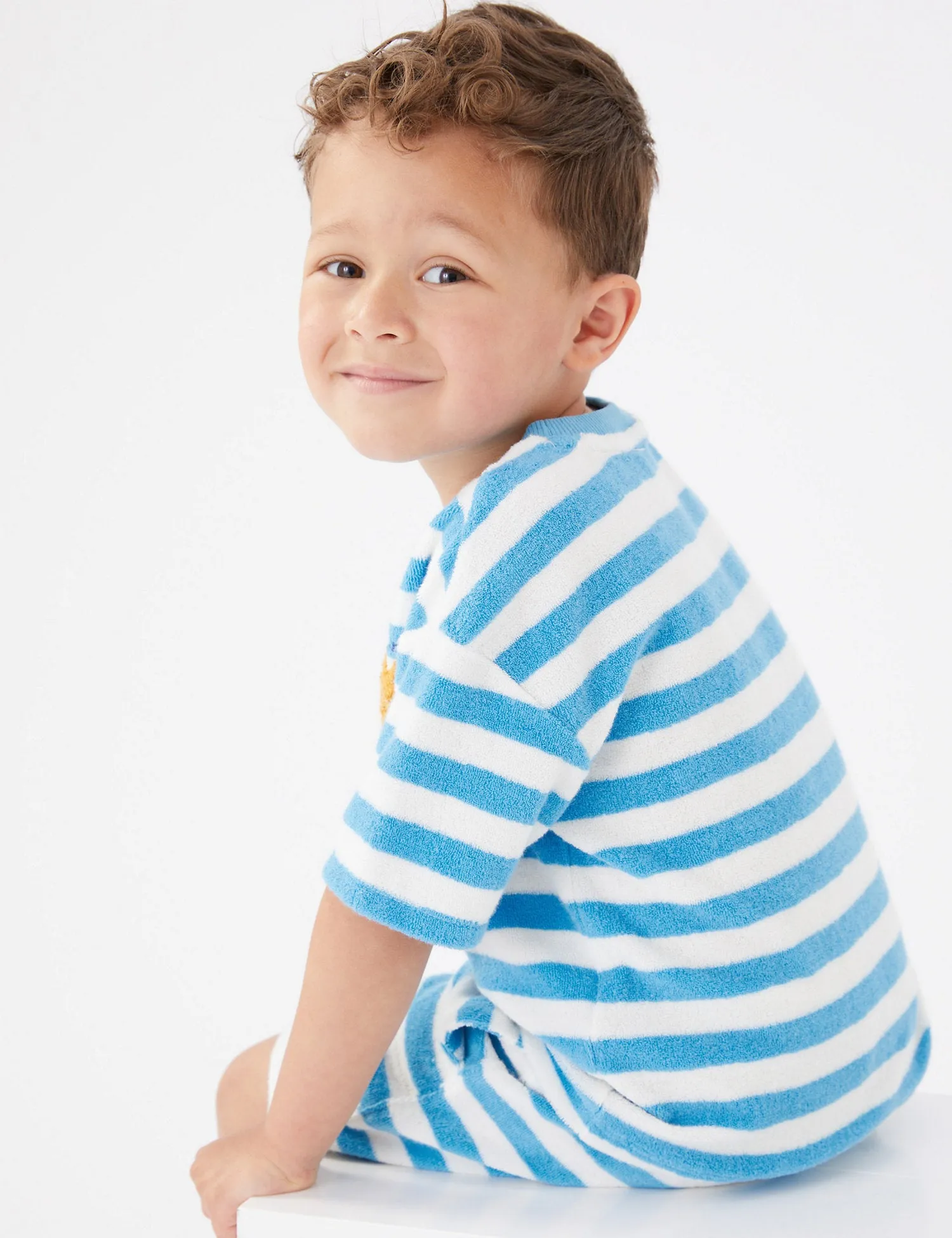 Cotton Rich Towelling T-Shirt