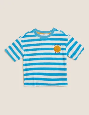 Cotton Rich Towelling T-Shirt