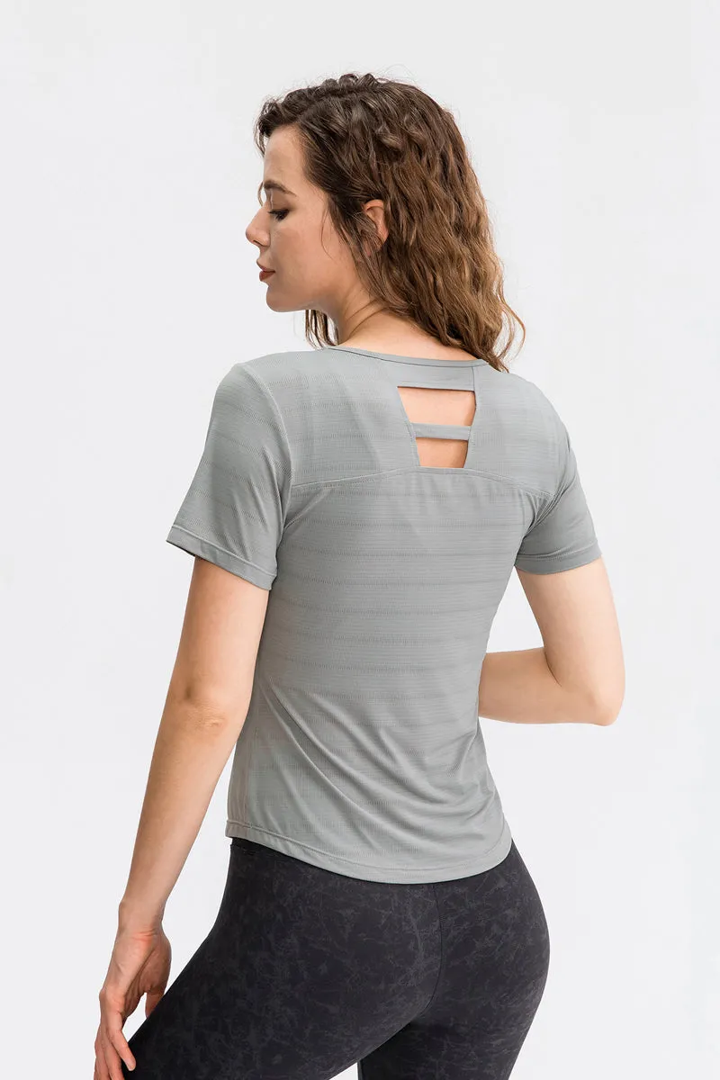 Crew Neck Short Sleeve T-Shirt