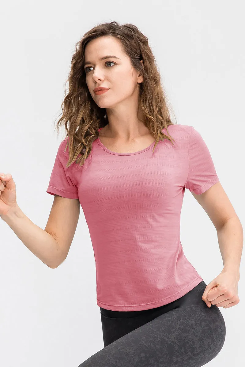 Crew Neck Short Sleeve T-Shirt