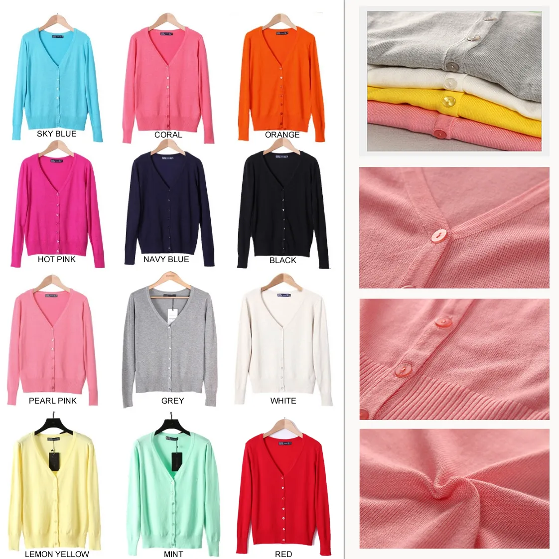 Cuddle Cardigans Long Sleeves Button Down Style In Plus Sizes Too