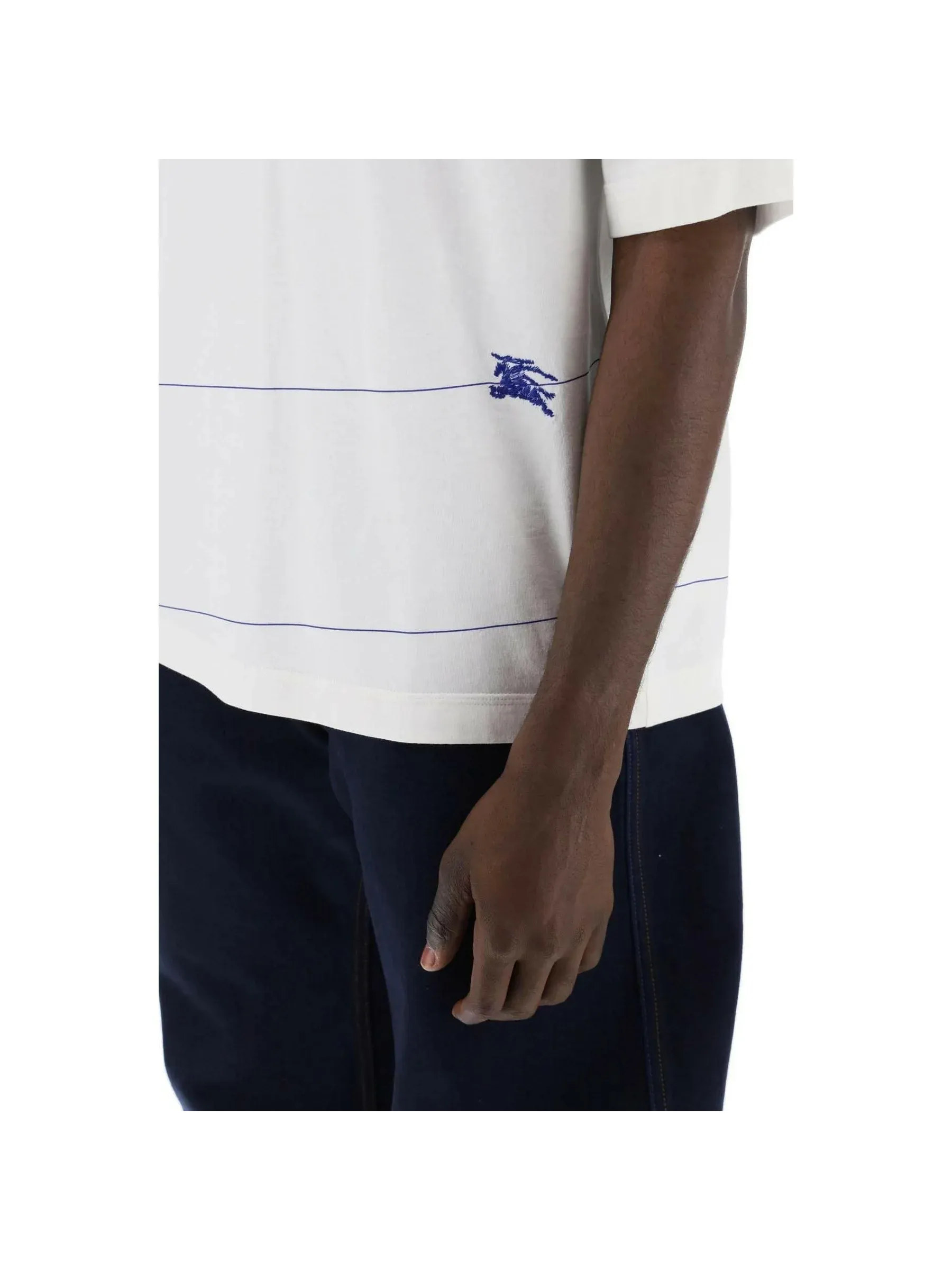 EKD Striped Embroidered T-Shirt