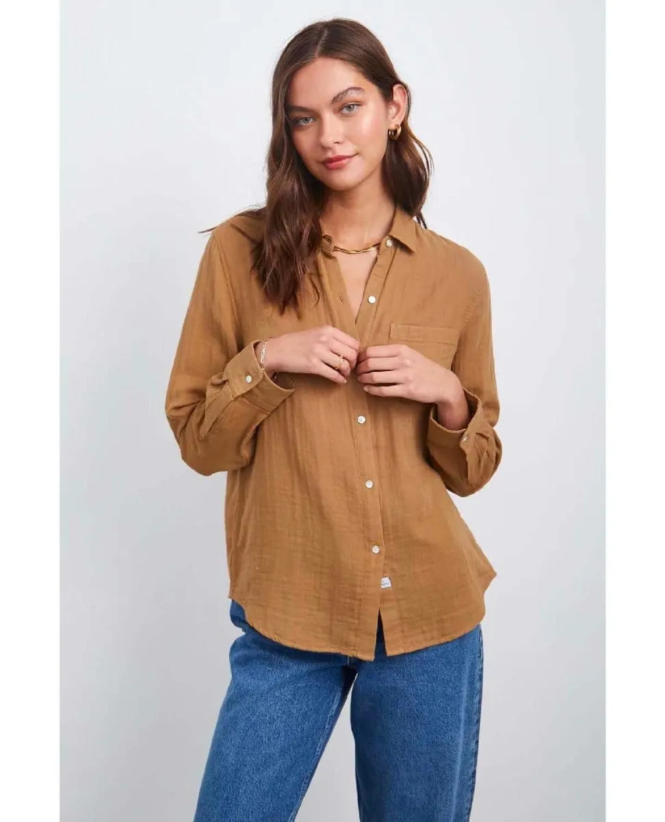 Ellis Button Down Toasted Coconut