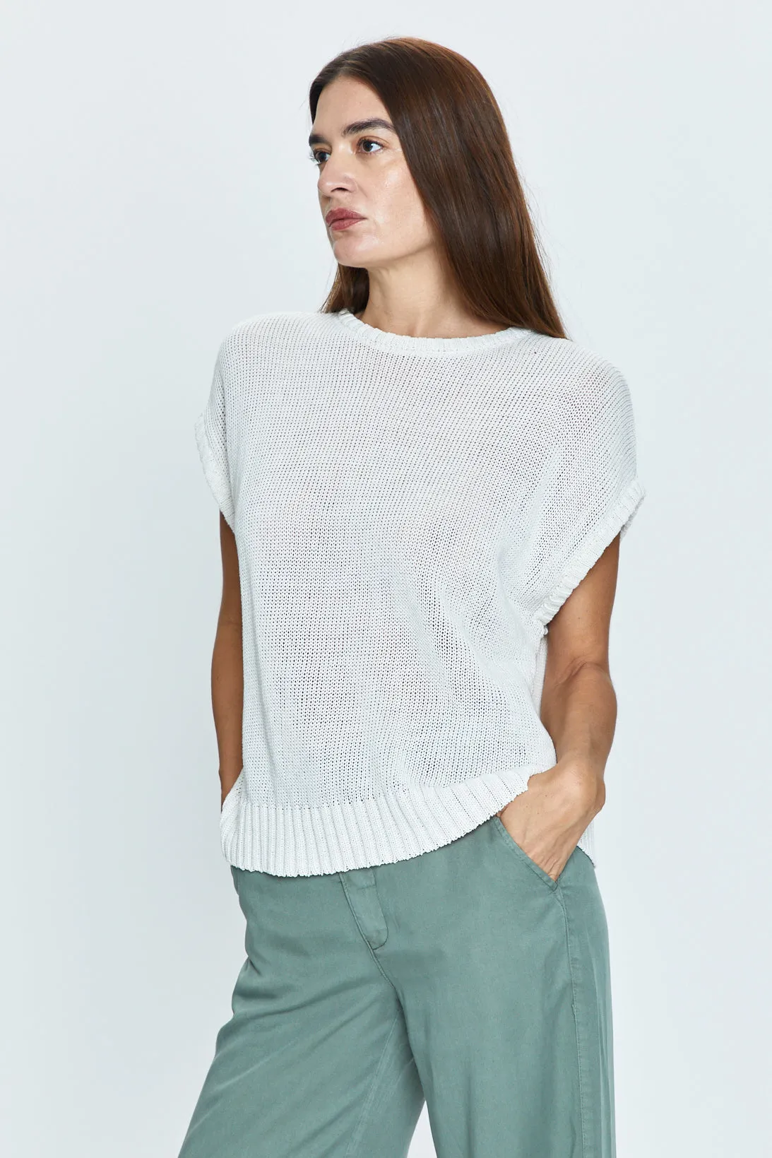 Esperanza Open Knit Top - Ivory
