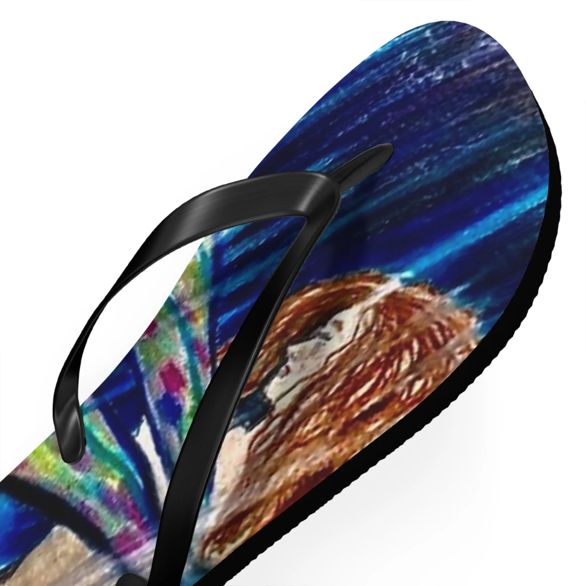 Fairy in the Rain Flip Flops