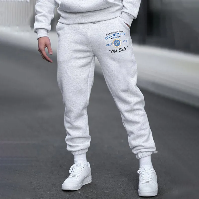 Fashion casual college style printed casual pants and sweatpants