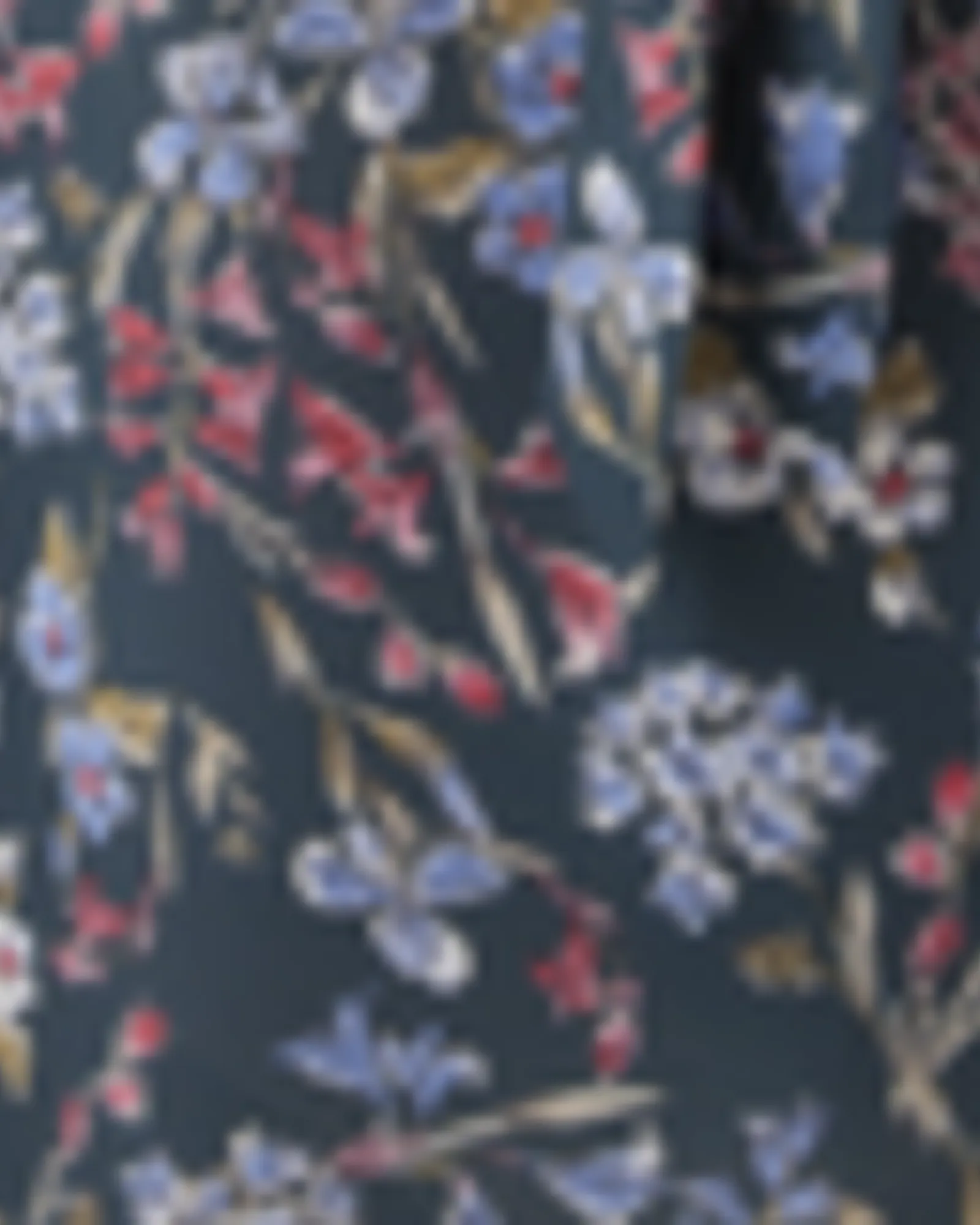 Fatima Tie-Neck Sleeveless Blouse | Green Ground Floral