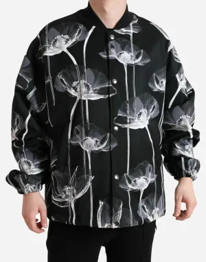 Floral Print Bomber Jacket