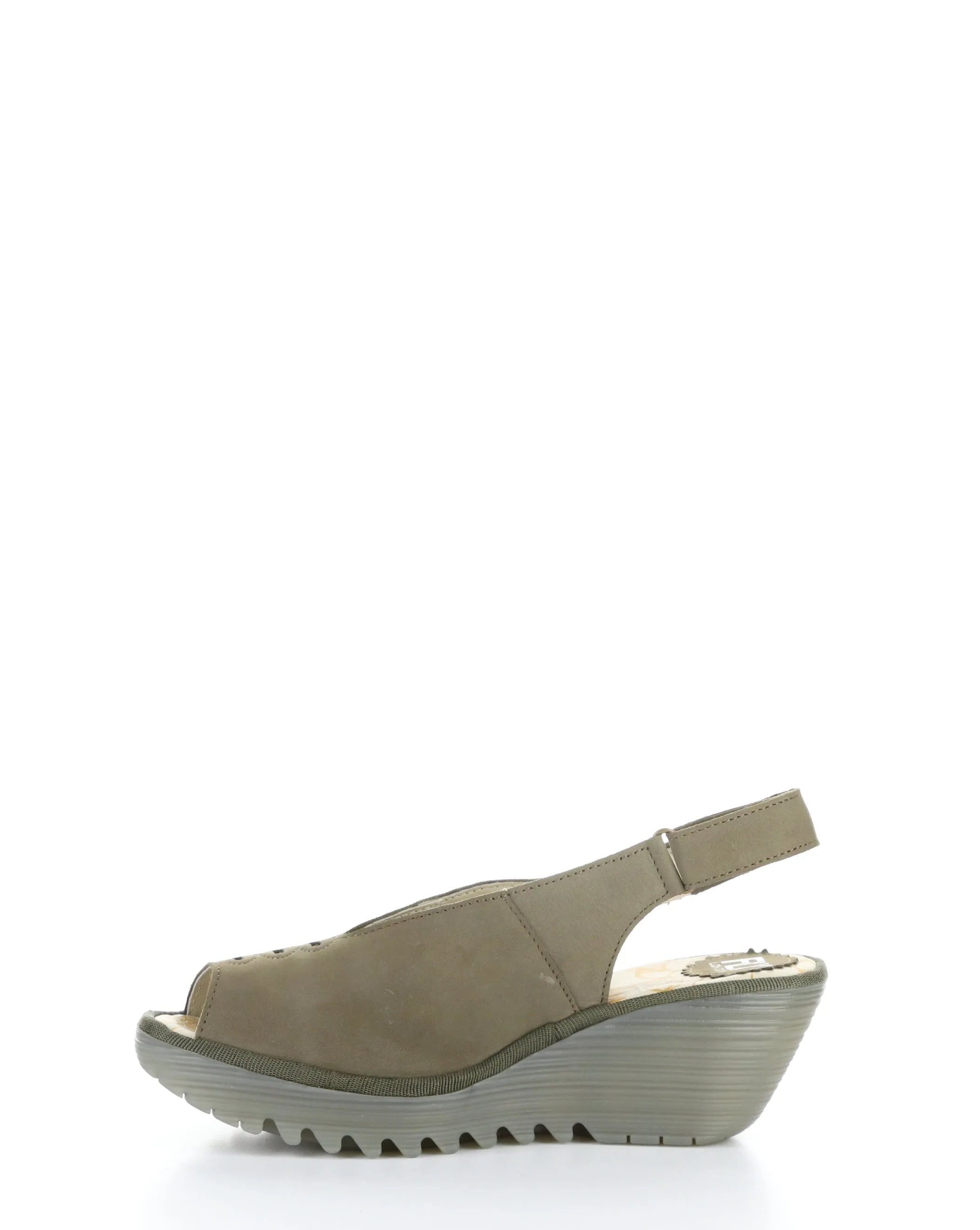 Fly London "Yeay" Khaki sling back sandal