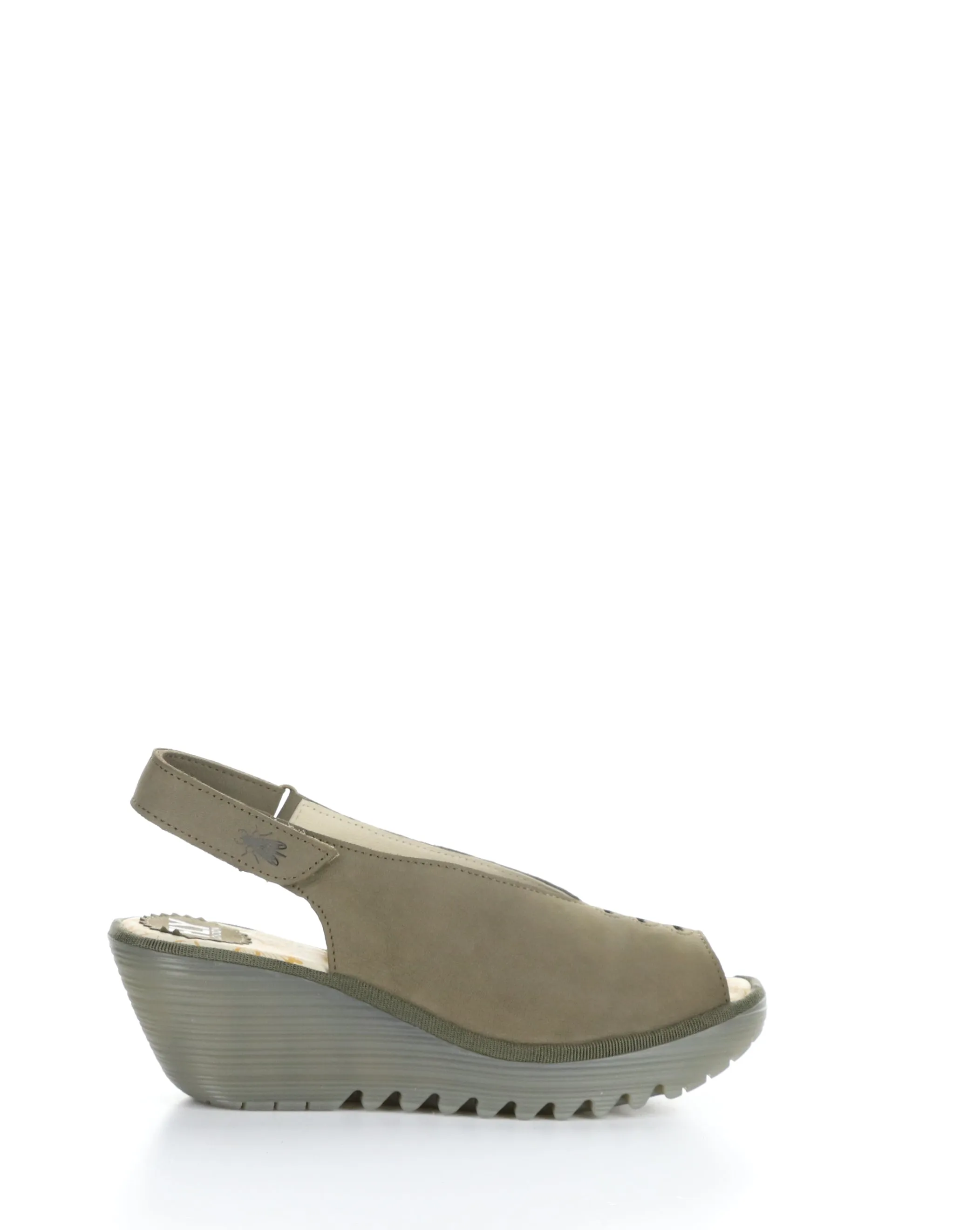 Fly London "Yeay" Khaki sling back sandal