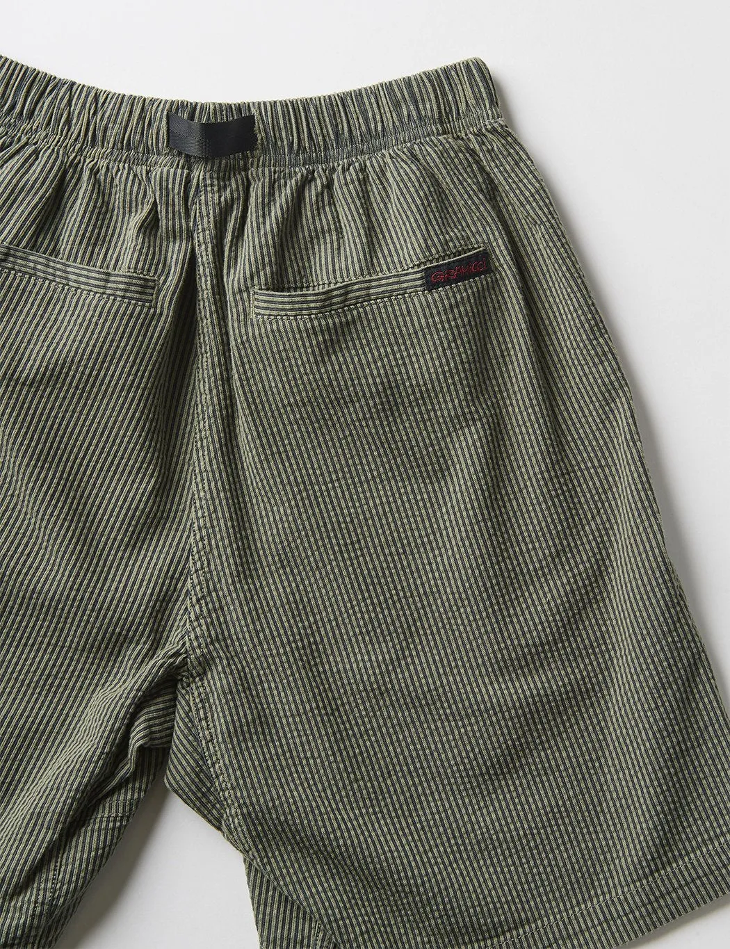 Gramicci G-Shorts (Seersucker) - Olive Green