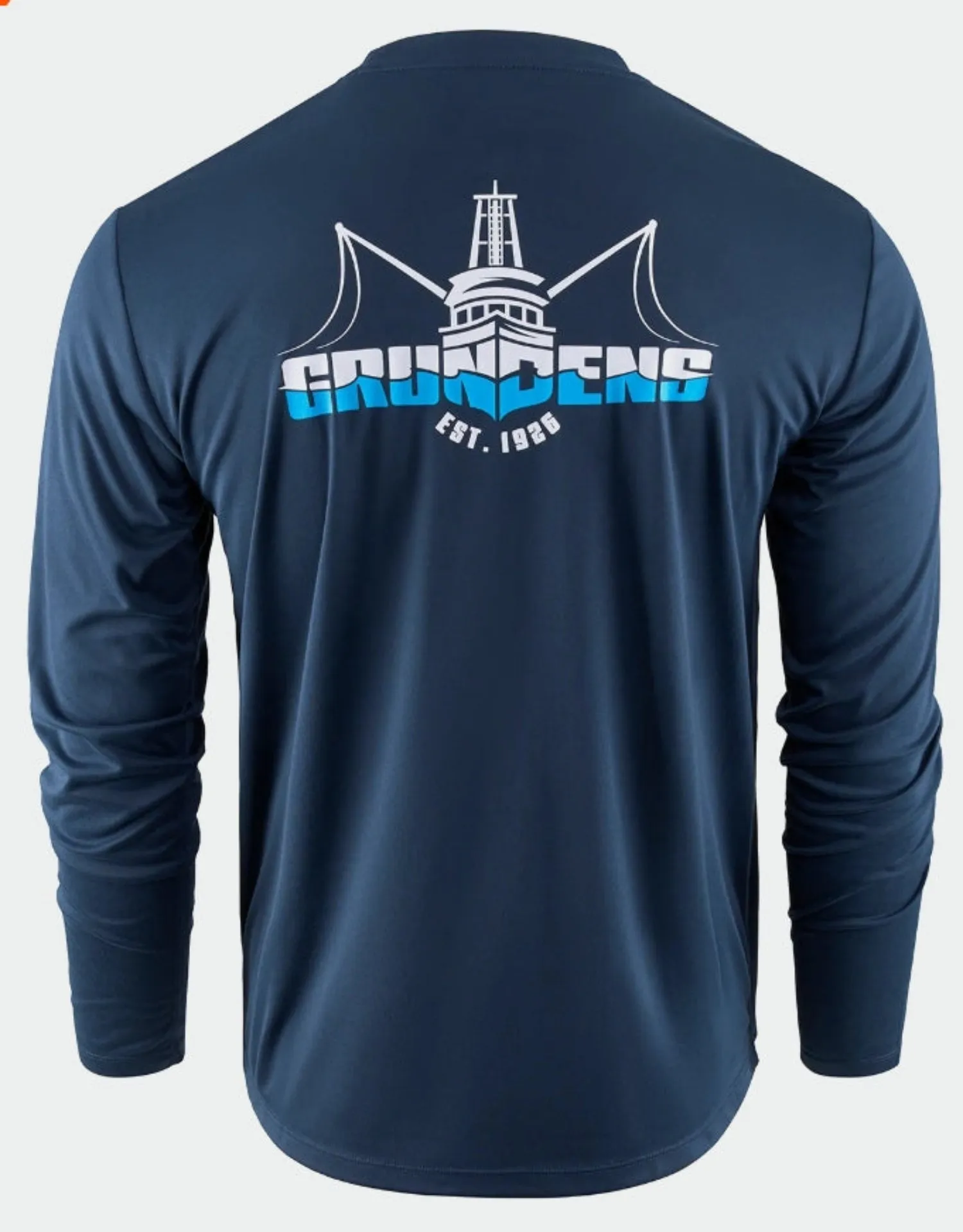 Grundéns Logo Boat Graphic Tech Long Sleeve T-Shirt