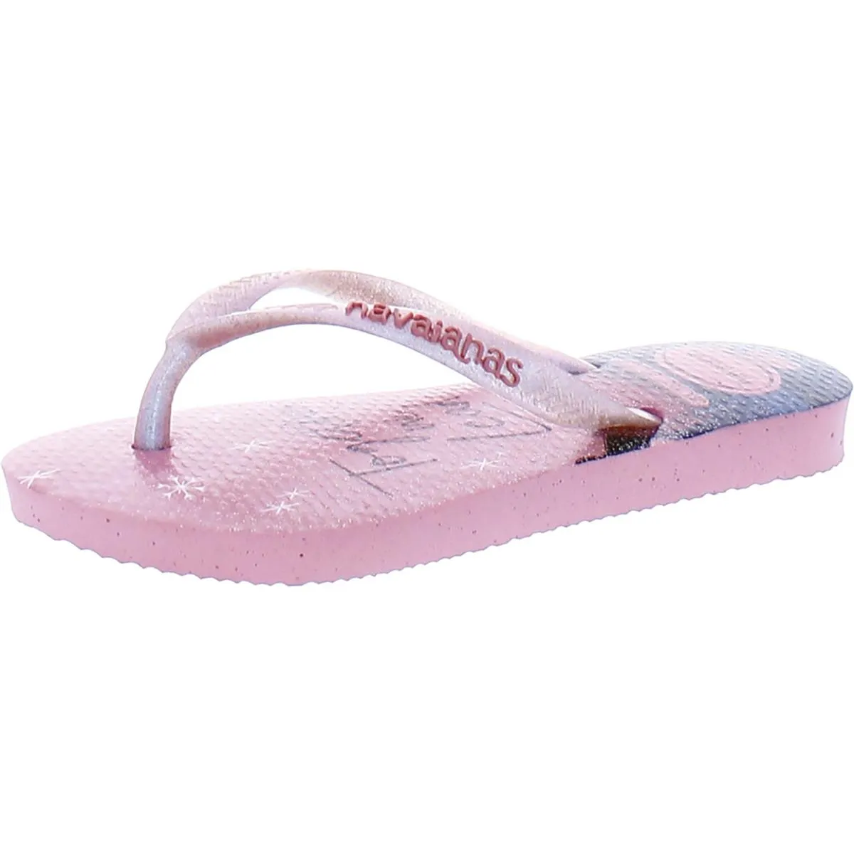 Havaianas Girls Princess Slip-On Graphic Flip-Flops