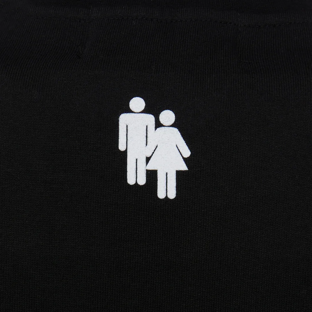 Homme   Femme "Basketball" Black Tee