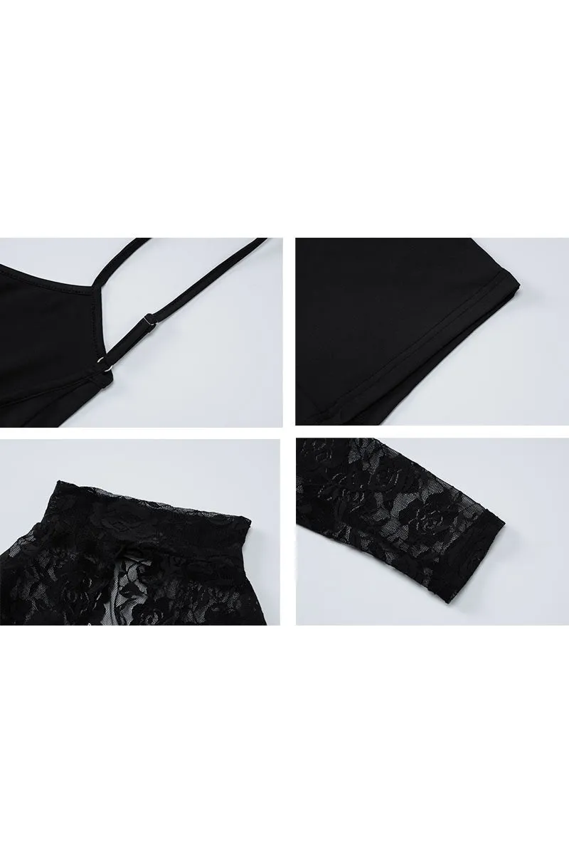 JL0100 Cami Rompers and Shrug Set
