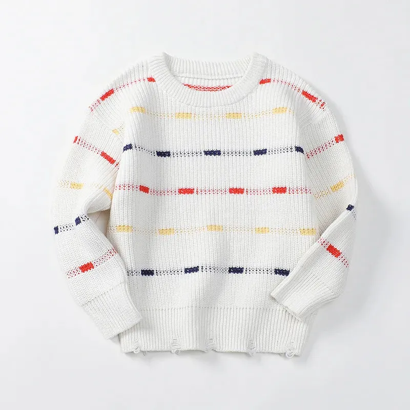Kids Boys Long Sleeve Knitted Gentleman Cardigans