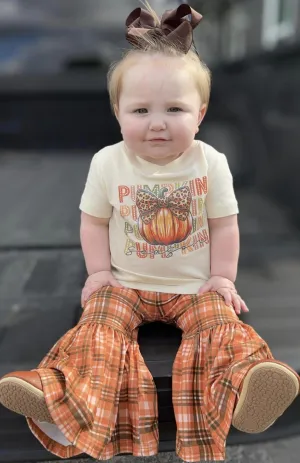 Leopard Bow Pumpkin Season T-Shirt