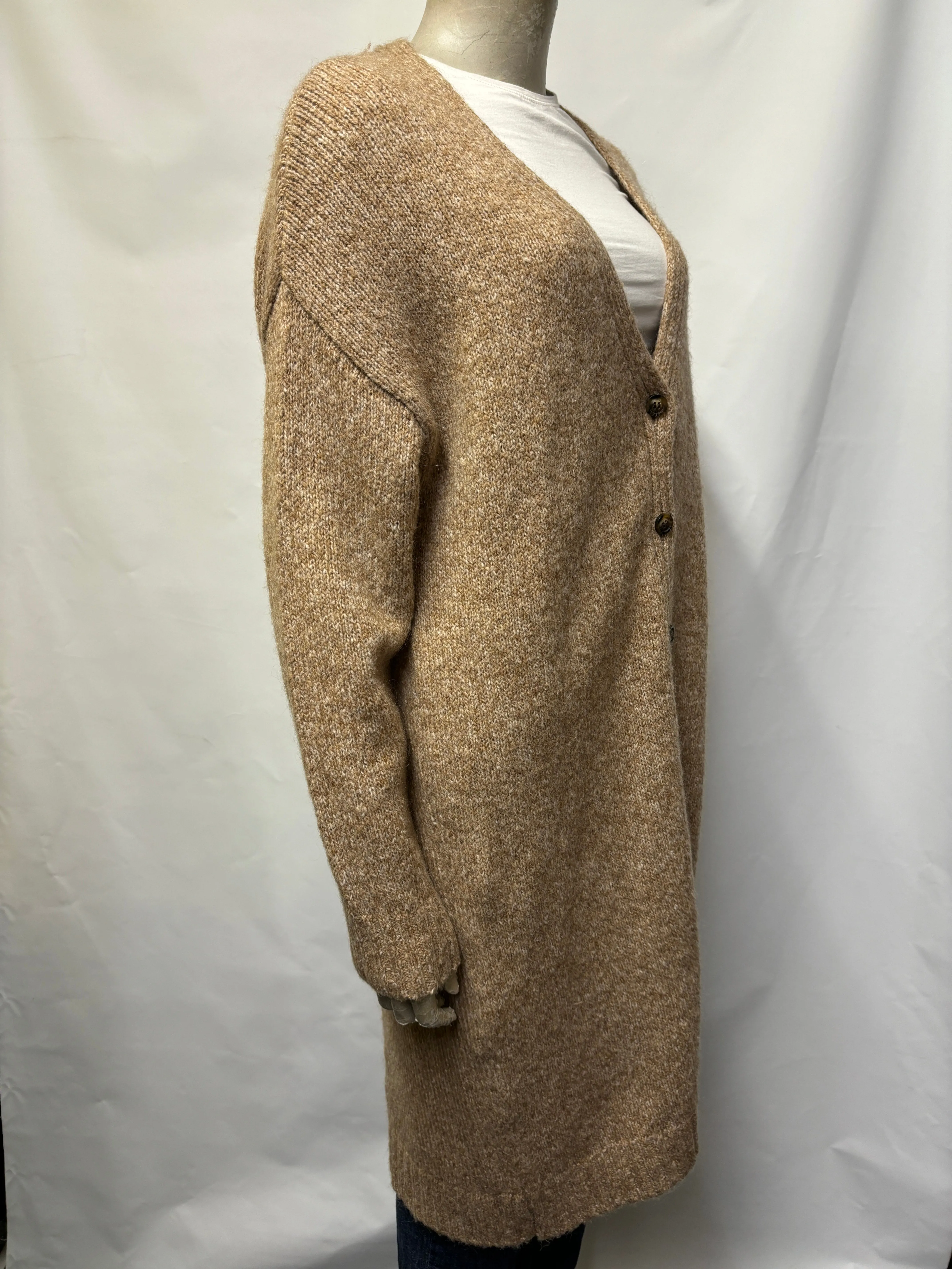 Lily and Lionel Beige Cameron Maxi Cardigan BNWT XS