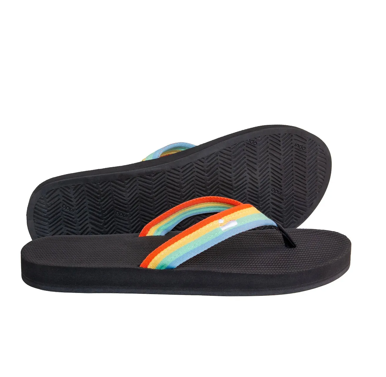 Men's Easy Living - Black/Rainbow