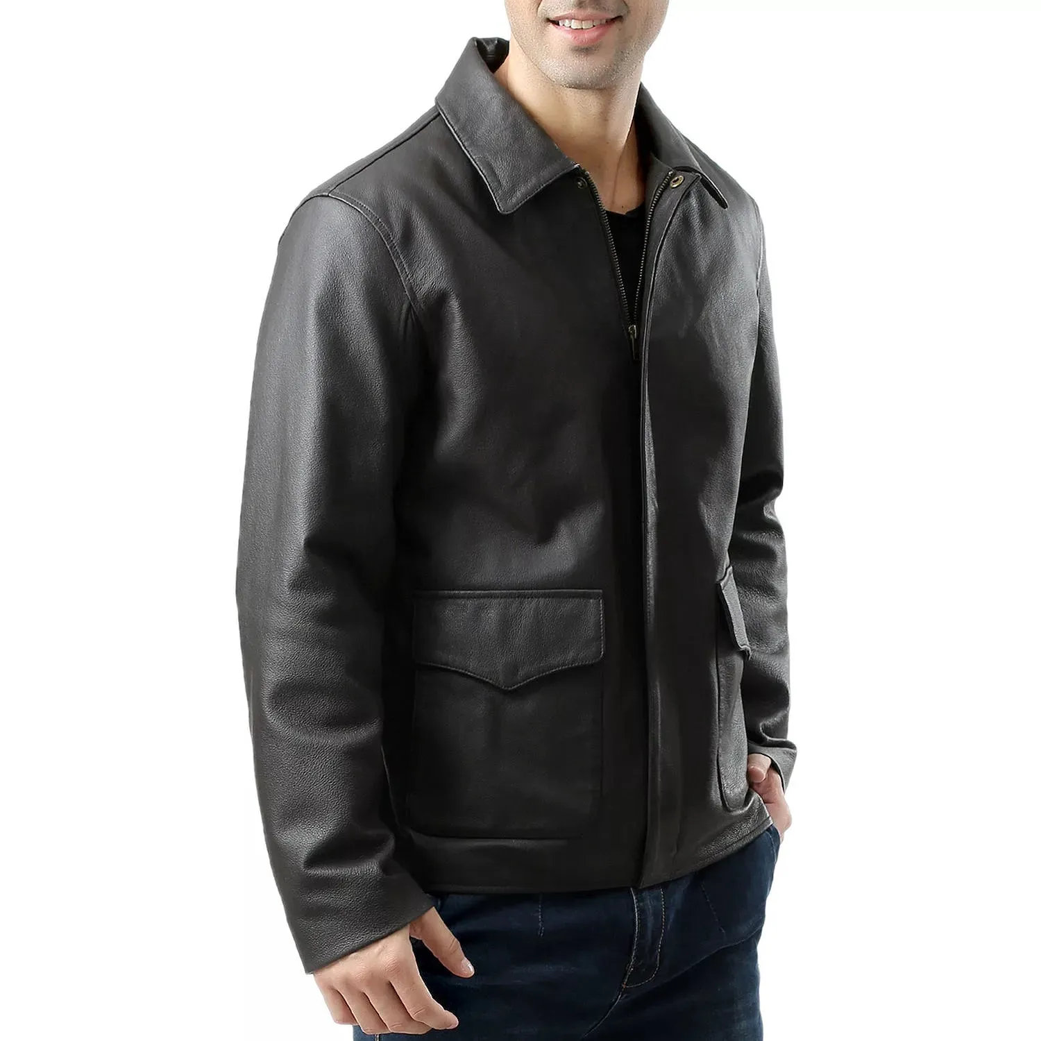 Men's Landing Leathers Hero Indy-style Leather Jacket By TJS