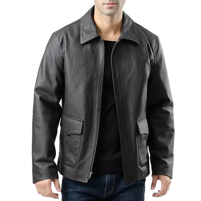 Men's Landing Leathers Hero Indy-style Leather Jacket By TJS