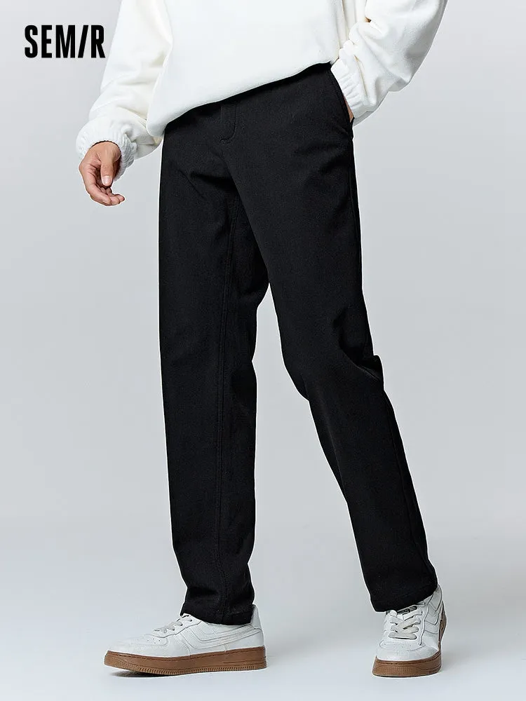 Men's medium gray basic pants