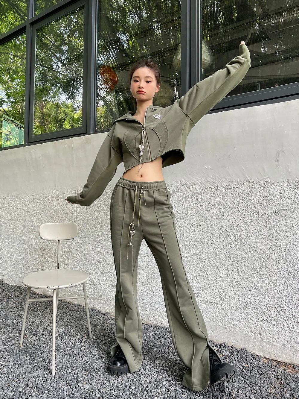 MUKZIN New Sports Style Classic Solid Color Casual Pants
