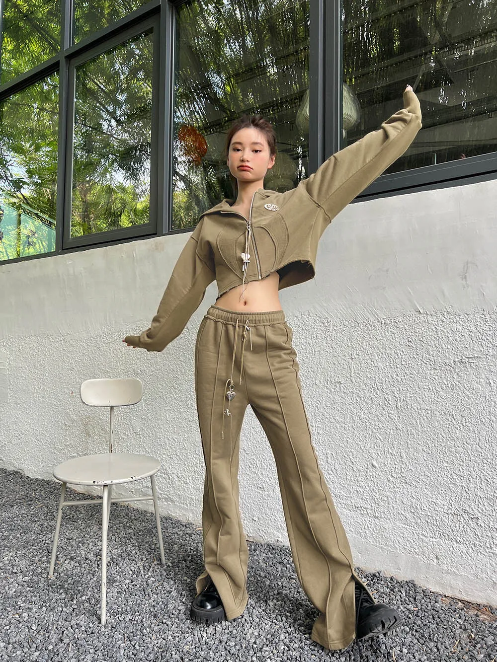 MUKZIN New Sports Style Classic Solid Color Casual Pants
