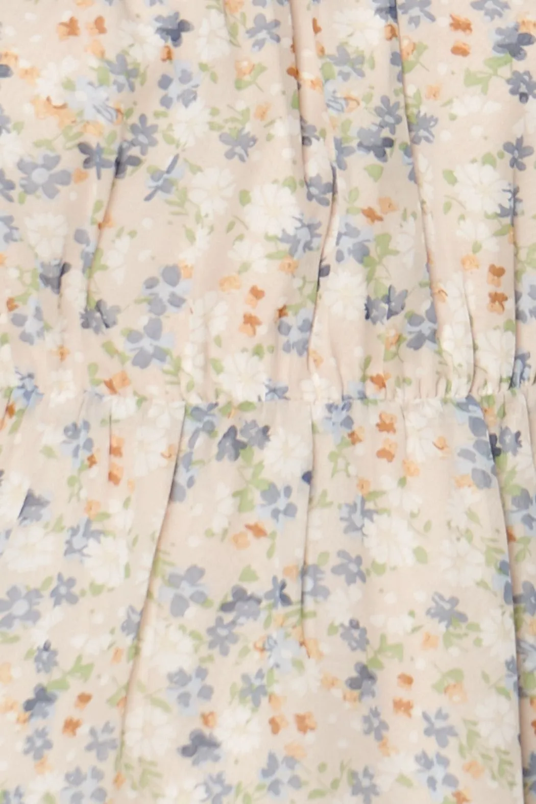 Princeton Floral Print Peplum Top