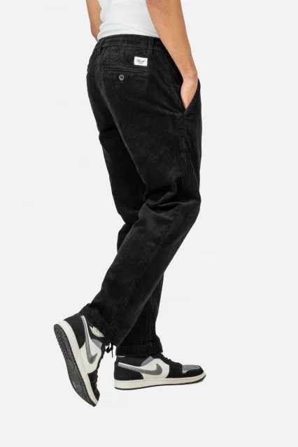 Reflex Loose Chino Corduroy - Black
