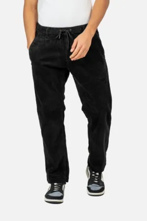 Reflex Loose Chino Corduroy - Black